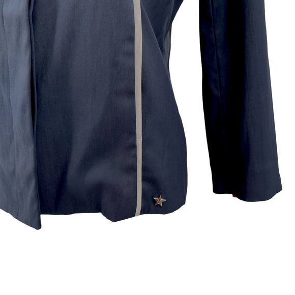 Tommy by Tommy Hilfiger Vintage Star Theme Jacket Womens Size Medium 90's Retro - Picture 2 of 10